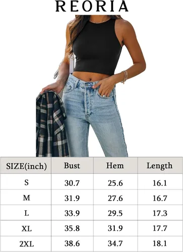 Vista 6 de REORIA - Camisetas ombligueras sin mangas y con espalda cruzada para mujer, ombligueras sexys con cuello halter