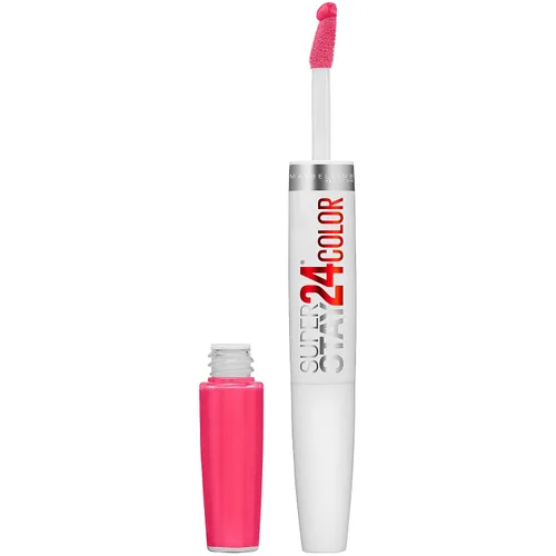 Vista 19 de Maybelline New York Superstay 24, color de labios en 2 pasos, naranja sin parar 210 NARANJA SIN PARAR