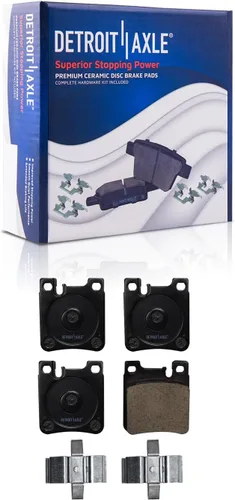 Vista 89 de Detroit Axle - Pastillas de Freno Delantero Izquierdo Reemplazo de Pinza de Disco para Dodge Ram 1500 Dakota Mitsubishi Raider - Juego de 3 piezas