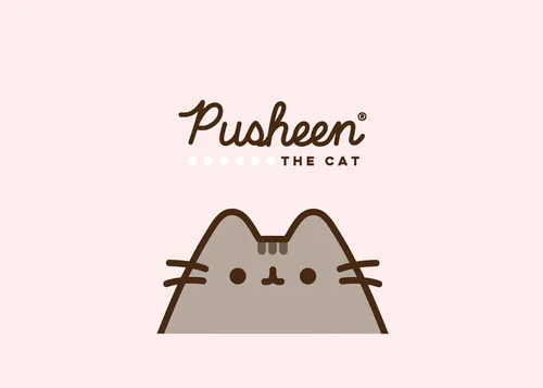Vista 6 de Pusheen Mochila Piel sintética marrón