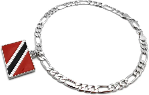 Vista 3 de Fashion 21 Tobillera con cadena Figaro de 0.197 in y Tobago para mujer