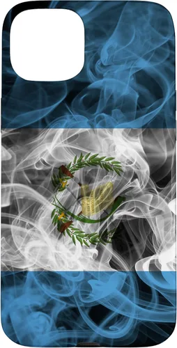 Vista 9 de Smoke Guatemala Flag - Funda para iPhone 17 con diseño de nube de orgullo ahumado