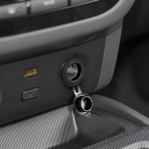 Vista 6 de Enchufe para encendedor de cigarrillos de automóvil de 12 V/24 V, impermeable, a prueba de polvo, toma de corriente, accesorios interiores