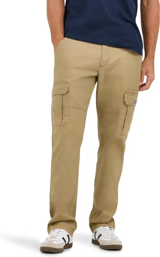 Vista 10 de Wrangler Men's Relaxed Fit Stretch Cargo Pant Verde oliva (Olive Drab)