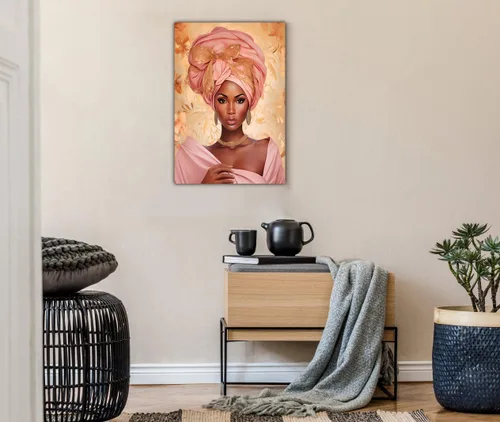 Vista 75 de Arte de pared afroamericano, decoración de rey y reina bailarín negro para sala de estar, arte de pareja de amor negro para dormitorio, lienzo
