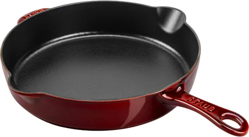 Vista 14 de STAUB Sartén tradicional de hierro fundido de 11 pulgadas - Albahaca