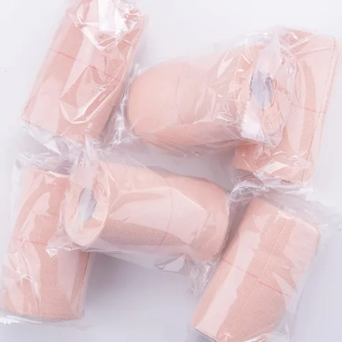Vista 7 de BQTQ 6 rollos de cinta adhesiva elástica de 4 pulgadas, vendaje elástico autoadhesivo para heridas, vendaje elástico autoadherente, cinta deportiva