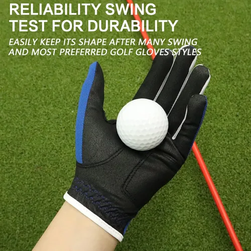Vista 3 de FINGER TEN Kids Golf Glove 2 Pack Rain Hot Wet Grip
