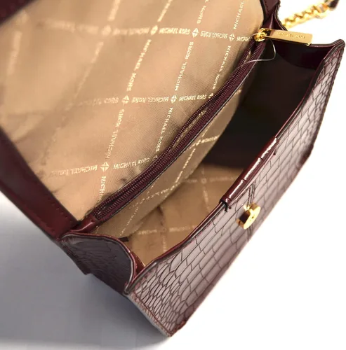 Vista 4 de Michael Kors Bolso bandolera pequeño de piel Sonia para mujer