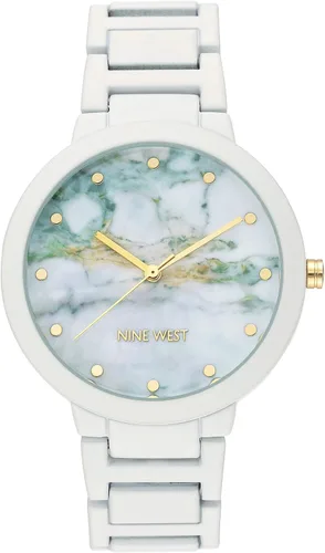 Vista 10 de Nine West Reloj de pulsera con brazalete de goma para mujer