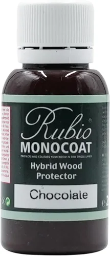 Vista 49 de Rubio Monocoat Protector de madera híbrido de 300 pies cuadrados - Chocolate Acabado de aceite de madera exterior, color y protección UV