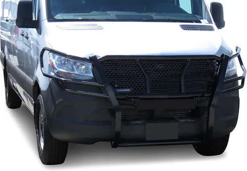 Vista 4 de Black Horse - Cepillo de rejilla resistente modular negro compatible con Dodge Sprinter/Mercedes Benz 1500/2500/3500-RU-DOSP19-B 2019-2025