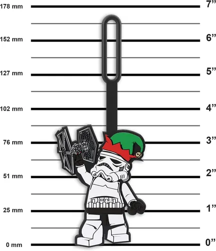 Vista 4 de Paquete de etiquetas navideñas de Lego Star Wars