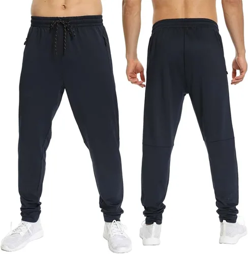 Vista 3 de Paquete de 12 pantalones deportivos para hombre, pantalones deportivos de entrenamiento para hombre, pantalones deportivos con bolsillos