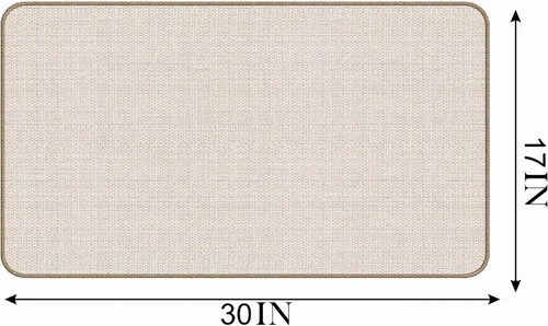 Vista 2 de Little Fingers No Shoes Alfombra decorativa para interiores y exteriores, nuevo tapete para puerta delantera de casa 43 x 76 cm para entrada