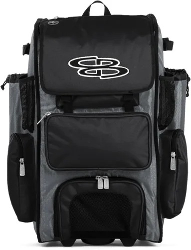 Vista 35 de Boombah Rolling Superpack - Bolsa para equipo de béisbol/sóftbol, varios colores, mango telescópico y capacidad para 4 murciélagos, versión