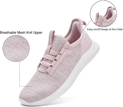 Vista 2 de Zapatos deportivos para caminar y correr para mujer, ligeros, casuales
