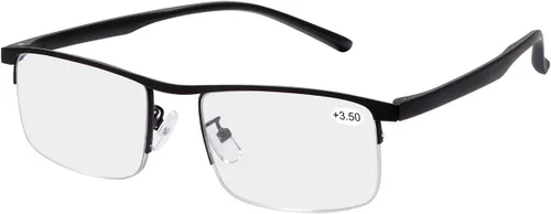Vista 22 de Gafas de lectura progresivas multifoco para computadora con bloqueo de luz azul lectores
