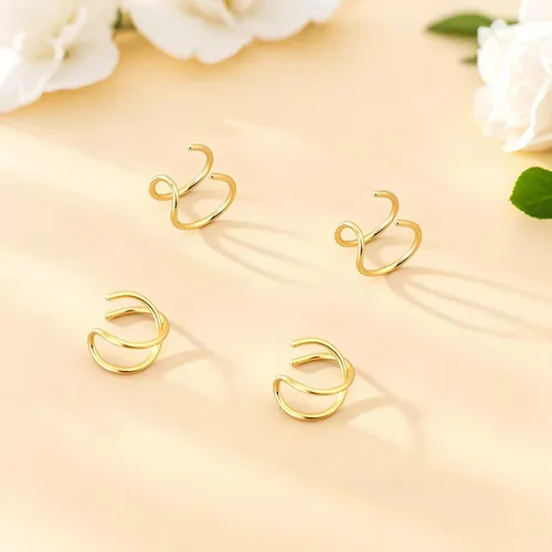 Vista 5 de Ear Cuffs Non Piercing Ear Cuff Earrings for Teen Girl Gifts Trendy Stuff