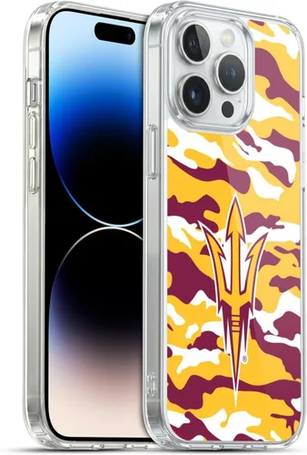 Vista 57 de Head Case Designs Funda de gel ASU Camou con licencia oficial de la Universidad Estatal de Arizona [protección de grado militar] compatible