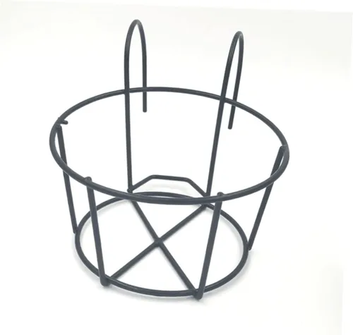 Vista 6 de Yardwe Estantes para plantas al aire libre, cestas colgantes para plantas, estante para plantas colgantes, macetas, macetas colgantes, macetas