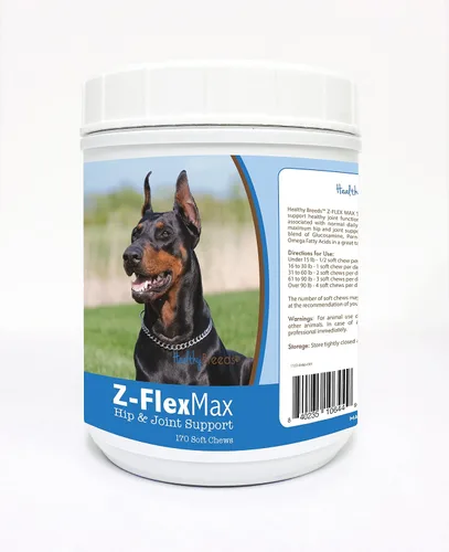Vista 72 de Healthy Breeds Afghan Hound Z-Flex Max - Masticables suaves para cadera y articulaciones, 100