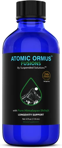 Vista 4 de Atomic ORMUS Fusions Shilajit Monoatómico Gold – Líquido de 4 onzas, ORMUS de oro de 24 quilates + extracto de shilajit 20:1, suplemento de energía