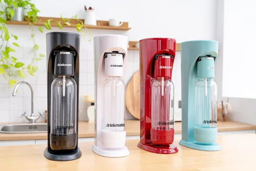 Vista 4 de DrinkMate Botellas de carbonatación de 0.5L - Negro (Paquete de 2)