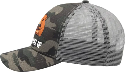 Vista 3 de Caps Ok I Pull Up Baseball Cap for Men Vintage Denim Hat Adjustable