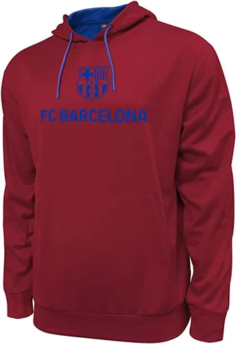 Vista 9 de Icon Sports Men’s Pullover Hoodie – Officially Licensed Soccer Athletic Casual Sweatshirt Football Fcb45ph_azul marino