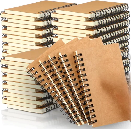 Vista 9 de Jutom 2 cuadernos pequeños en espiral, blocs de notas de 3 x 5 pulgadas, cuadernos de bolsillo pequeños a granel, mini bloc de notas con páginas