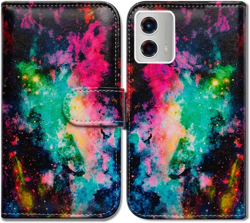 Vista 20 de Bcov Funda para Moto G 5G 2023, diseño de pájaro negro y verde con tapa para teléfono con ranura para tarjetas, soporte para Motorola Moto G 5G 2023