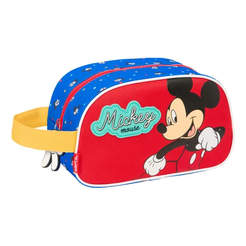 Vista 2 de Neceser de Viaje Mickey Mouse Clubhouse Good day Azul 26 x 15 x 12 cm