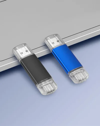 Vista 8 de AreTop Memoria USB C de 4 GB USB 2.0 Dual Flash Drive 2 en 1 portátil tipo C compatible con iPhone 16/15, teléfono inteligente Android