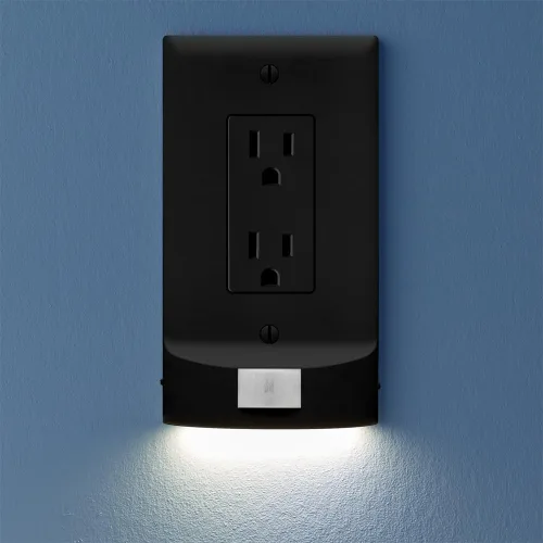 Vista 25 de Individual - SnapPower MotionLight [para tomas de corriente decorativas] - Luces nocturnas LED con detección de movimiento integradas en la placa