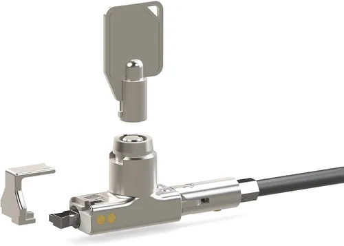 Vista 6 de TZ03T Cerradura de cuña ultra compacta con llave de barril para portátiles Dell Latitude