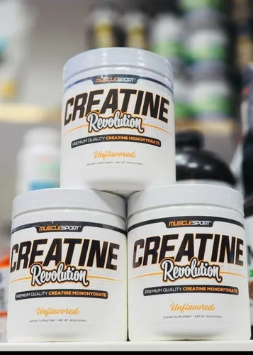 Vista 4 de Musclesport Monohidrato de creatina en polvo - monohidrato de creatina micronizada - energía, fuerza y resistencia - 10.58 oz, sin sabor