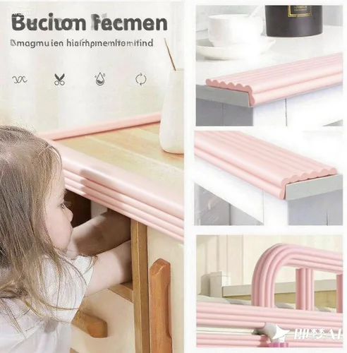 Vista 55 de Protectores de espuma compatibles con anclaje de pared para muebles, protectores de espuma para paredes, protectores de esquina con funciones