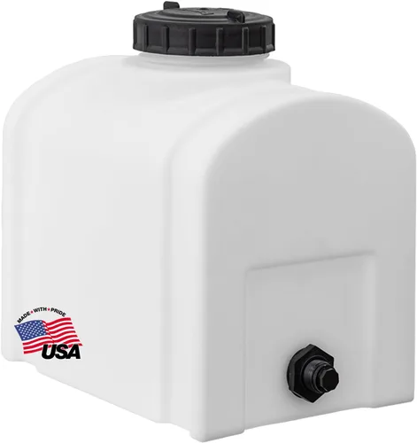 Vista 9 de RomoTech 82123899 Tanque de Agua con Depósito Abovedado de Polietileno, 26 galones, Fabricado en los Estados Unidos Tanque de Polietileno para Agua