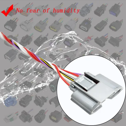 Vista 3 de Sensor de flujo de aire masivo Conector Conector de Coleta Arnés 22680-1MG0A AFH60M-39 Reemplazo para Nissan Infinity