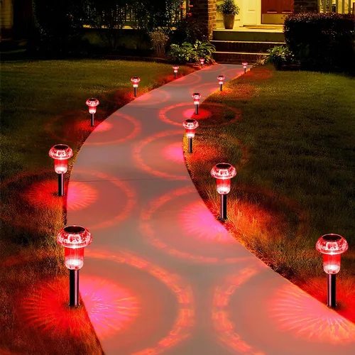 Vista 11 de Priddop Luces solares de Navidad impermeables para exteriores, paquete de Varios
