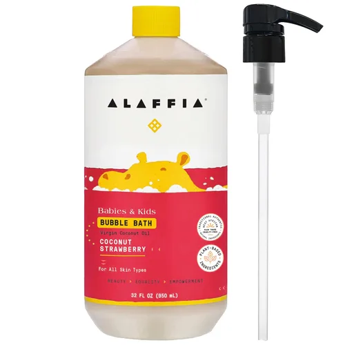 Vista 9 de Alaffia baño de burbujas de coco para bebé