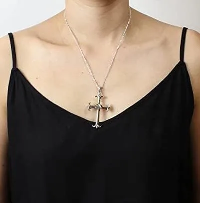 Vista 5 de COSUMOSU - Colgante de plata de ley grande para hombres y mujeres