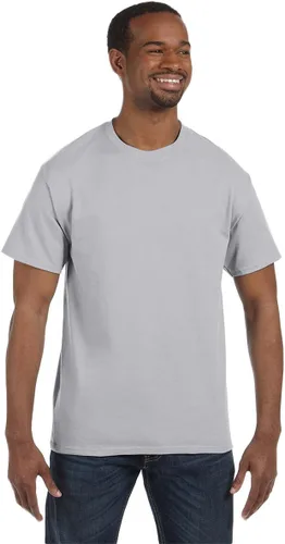 Vista 119 de Gildan Camiseta G500 para hombre Ceniza/baya