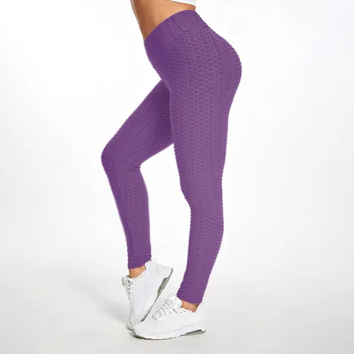Vista 3 de MNBCCXC Correr Cadera Fitness Ejercicio Yoga Burbujas Pantalones de Cintura para Mujer Pantalones de Yoga Alto Pantalones de Yoga Pantalones Cinturon