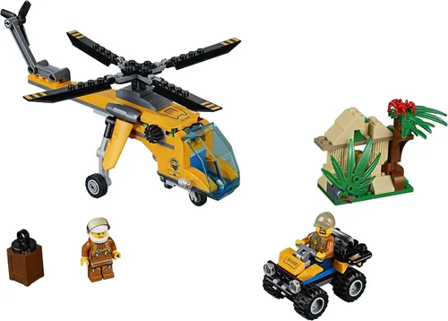 Vista 4 de LEGO City Jungle Explorers Jungle Cargo Helicopter 60158 Kit de construcción (201 piezas)