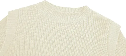 Vista 3 de Haloumoning Vestido de suéter de manga larga para niñas de 5 a 14 años