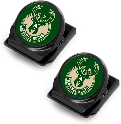 Vista 5 de aminco Paquete de 2 imanes de clip para notas de la NBA unisex para adultos