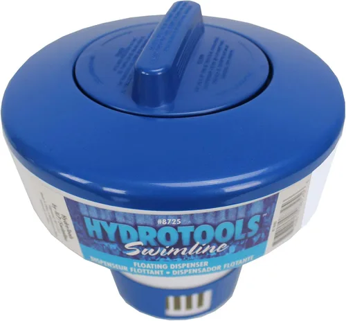 Vista 10 de HYDROTOOLS BY SWIMLINE 8725 Dispensador de productos químicos de gran capacidad para piscina y spa, compatible con bromo y cloro soporta tabletas