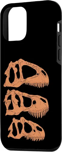 Vista 2 de Funda para iPhone 12 mini Tyrannosaurus Rex Giganotosaurus Allosaurus Skull Dinosaur